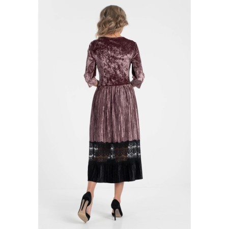 Women's dress, size 42, lilac color-5
