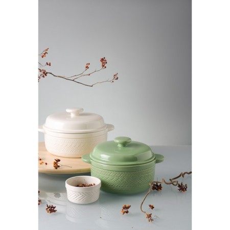 Fry-resistant pan Liberty Jones Country Mill, 1.9 l, the color is light green-1