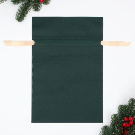 Gift bag "Christmas trifles" green, 27 x 40 cm-4