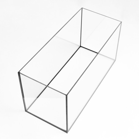 Aquarium "rectangular" without a lid, 100 liters, 75.5 x 33 x 39.5/44.5 cm-3