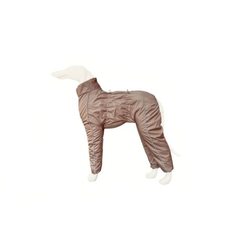 Winter overalls for dogs (bitch), size 50-1 (DS 50, OG 70, Osh 54), beige