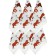 Set of kitchen towels Diva Afrodita "Tigers", 360 gr, size 40x60 cm, 6 pcs