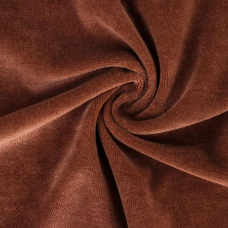 Knitted cut for needlework, velor, brown color, 45 × 50 cm-1