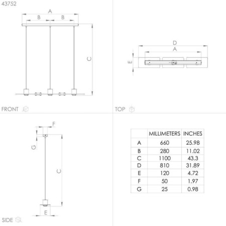 Люстра BRAMERTON, 3X40Вт E27-3