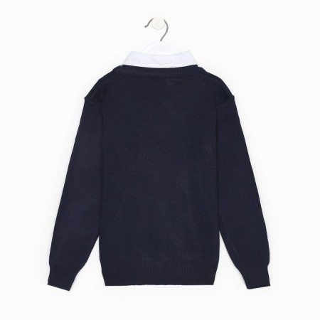 School jumper-unit for boys, blue color, height 158-164cm-2