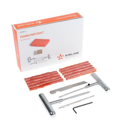 Set for repairing free tires, in the case