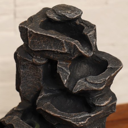 Fountain "Rocky stream" 13x12x22 cm (with backlight)-1