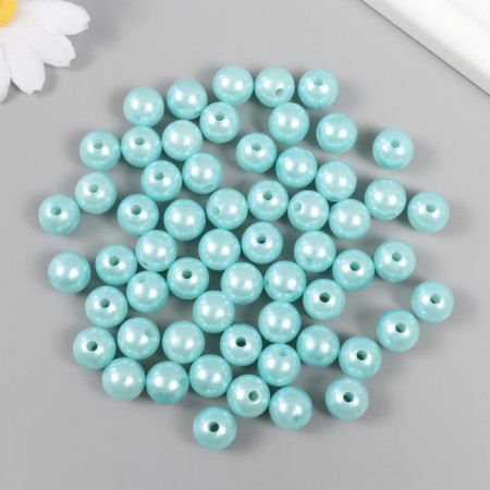 A set of beads "Pearls" d 12 mm, 250 gr, blue