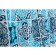 Curtain for the bathroom Cementine, 180 x 200 cm, PVC, blue