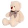 Soft toy "Bear Ernie with a bow", white color, 20 cm
