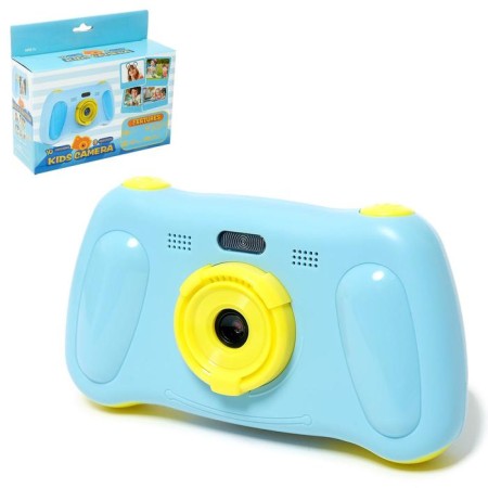 Children's camera "Talented photographer", blue color