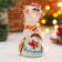 New Year. Souvenir "Snake Lucy" 11 × 6.5 cm, gzhel, color