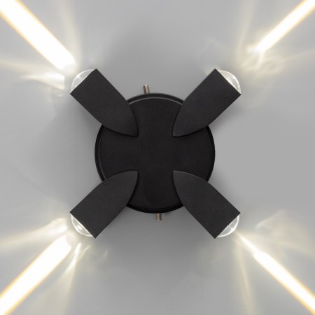 Lamp "Deco" 4xLED 4W 4000K IP66 black 16x4.3x16 cm
