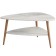 Commerce table "Delta", 780 × 770 × 418 mm, color white marble