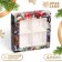 New Year. Box for 4 sweets "Miracles Time", 12.6 x 12.6 x 3.6, confectionery packaging