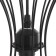 Bayerlux lamp "Anetta" E27 40W black 16x16x23-123cm