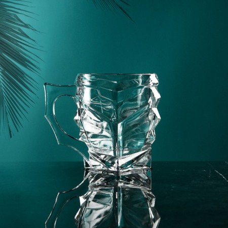 A set of glass mugs for Avissa beer, 170 ml, 6 pcs, Iran-1
