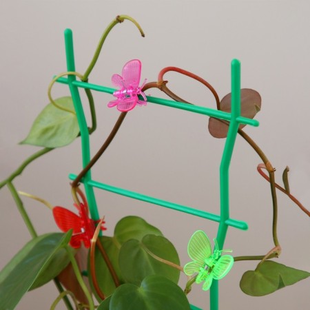 Clips for plants "Butterfly", set of 10 pcs., Mix-5
