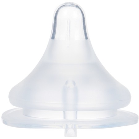 Silicone nipple, anti -bicoline., Wide throat, from 6 months, fast stream-3