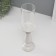 Ceramics candlestick, glass for 1 candle "Master" d = 8 cm white 9.5x9.5x32 cm