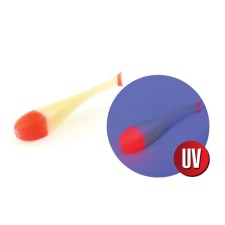 Yaman foam fish with silicone insert, 120 mm, color 15 UV, 5 pcs.