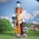 Garden Lanter "Tree with a Lanterna: Two Eagles" 72x40 cm