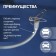 Flexible tundra magnet, diameter 13 mm, 590 mm, up to 0.5 kg