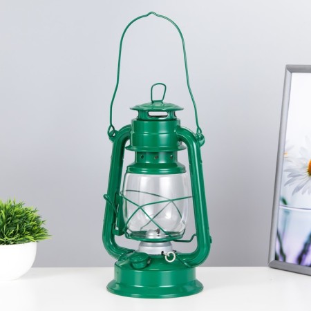 Kerosene lamp decorative green 14x18x27.5 cm risalux-3