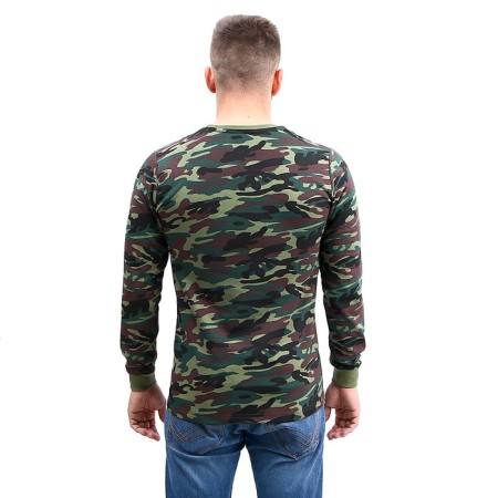 Long sleeve T -shirt, cloud camouflage, cotton with the basis, p. 48, height 176 cm-2