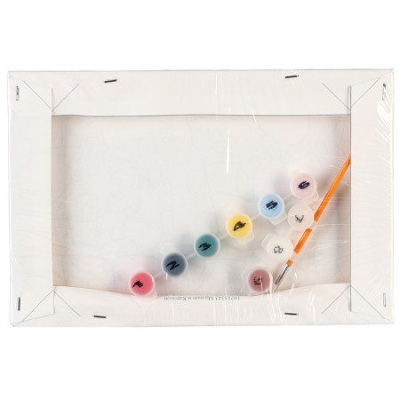 Picture on numbers for children, 20x30 cm, baby and Carlson-6