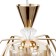 Light Bayerlux "Loerin" E27 40W gold 18x18x80 cm