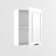 Cabinet hinged B500 Vegas, 300x500x720, white