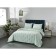 A set with a blanket "Erica", size 230x250 cm, 50x70 cm - 2 pcs, color menthol