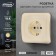 A single socket with a Luazon Lighting "Orion" curtain, 16 A, hidden, with salary, beige