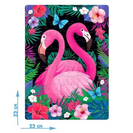 Puzzle "The Secret of Tropics", a large gift box, 104 elements-1