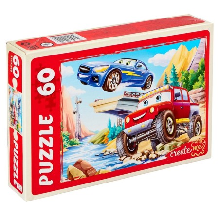 Puzzle "Cool cars", 60 elements