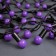 Garland “thread” 10 m with nozzles “balls 1.5 cm”, IP44, dark thread, 100 LED, purple purple, 8 modes, 220 V