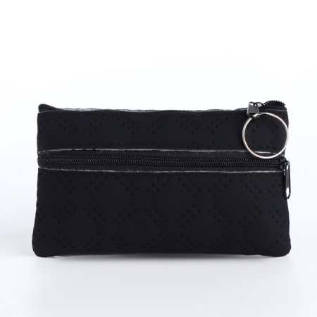Women's wallet with lightning, black color-2