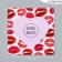 Magnet with a block "kisses" 10.5x10.5 cm