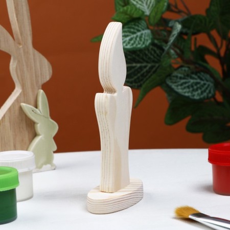 Harvesting for creativity "candle", on a stand, 6.4 x 13.4 x 1.2 cm, pine-1
