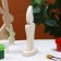 Harvesting for creativity "candle", on a stand, 6.4 x 13.4 x 1.2 cm, pine