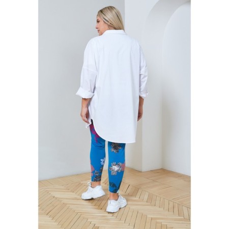 Female legins, size 68, blue color-5