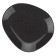 Kutahya PorsElen Galaxy diner plate, black color