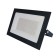 Flight LED Uniel, 100 W, IP65, LED, 3000K, 8000 lm, 166x40x240 mm, black color black