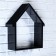 Klyno-regiment house house large, 4 hooks, black 36*33*10
