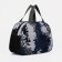 Cosmetic bag with a grid, blue color