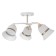 Elena chandelier 3x60W E27 white/gold 45x45x23cm