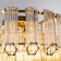 Jastin 34 cm chandelier, D 50 cm, 5x40W E14