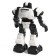 Interactive “Technobot” robot, sound and light effects, white color