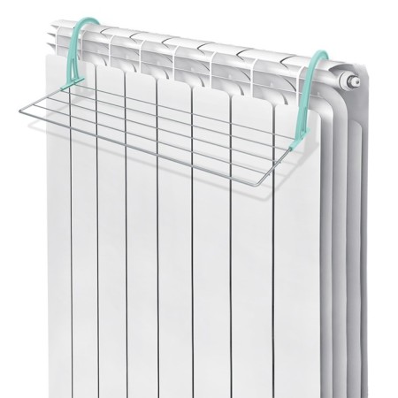 Drywall for linen on a radiator, 65 × 23.5 × 18 cm, color gray color-3